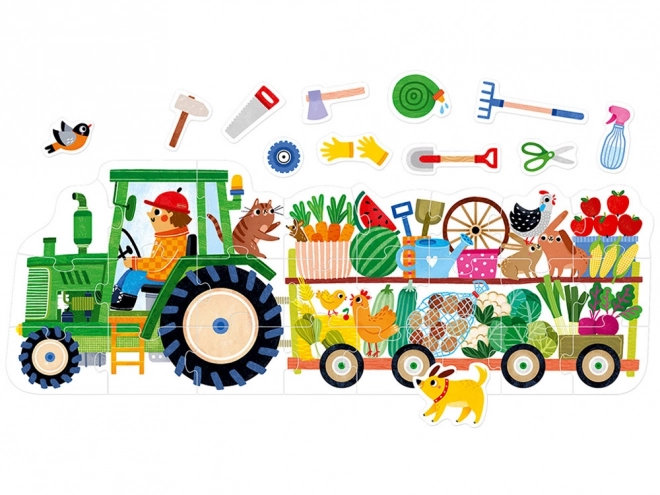 Moto puzzle - Traktor
