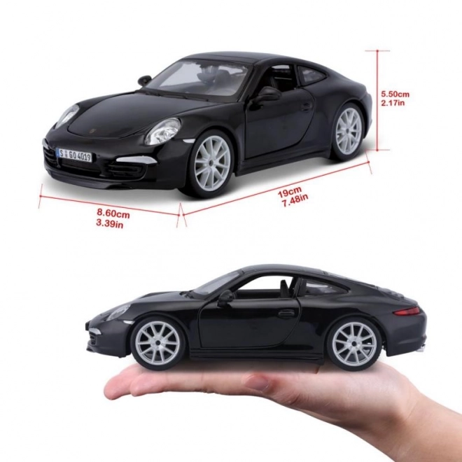 Model auta Porsche 911 Carrera S Černý