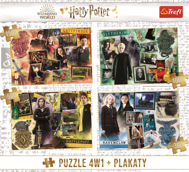 TREFL Puzzle Harry Potter 4v1