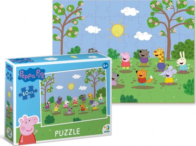 Puzzle Peppa Pig: zábava na sluníčku