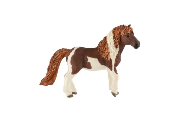 Kůň domácí Shetlandský pony zooted plast 12cm v sáčku