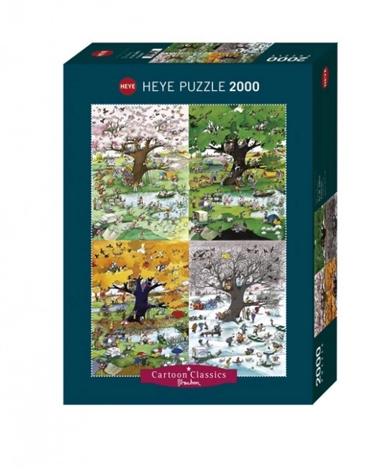 Puzzle 2000 prvků - Čtyři roční období