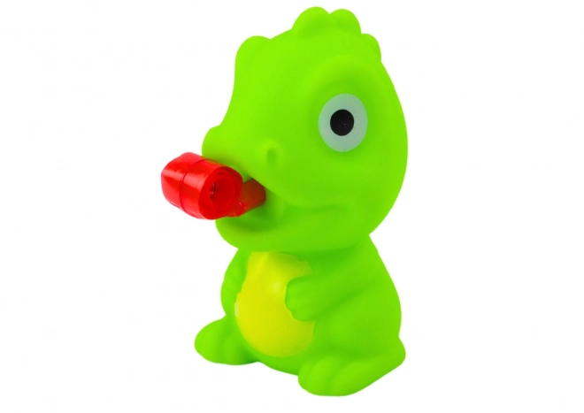 Gumový dinosaurus s posuvným jazykem zelený 8 cm