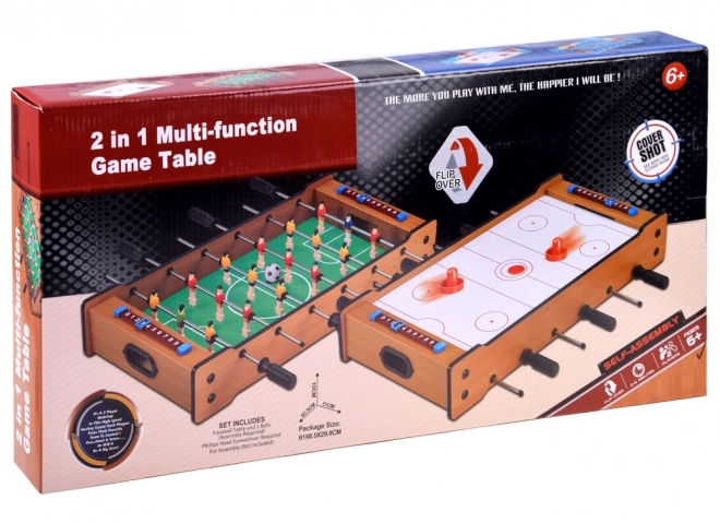 Desková hra Fotbal a Air Hockey 2v1