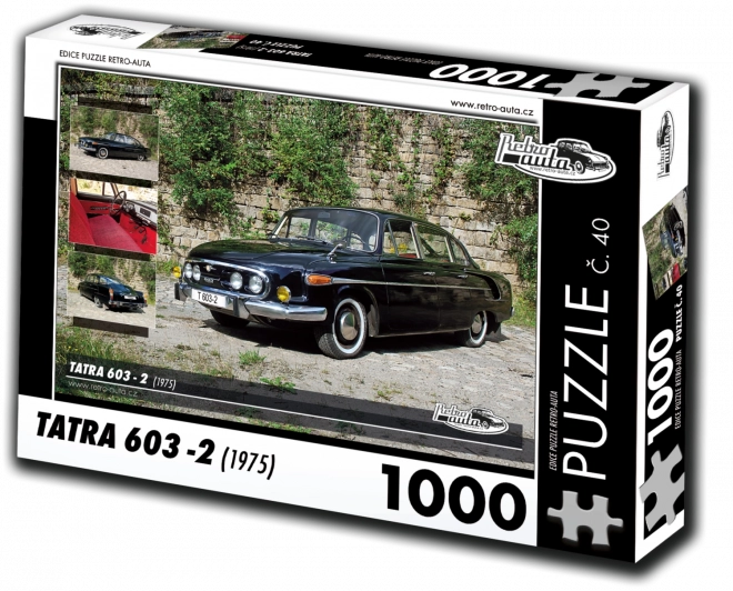 RETRO-AUTA Puzzle č. 40 Tatra 603-2 (1975) 1000 dílků