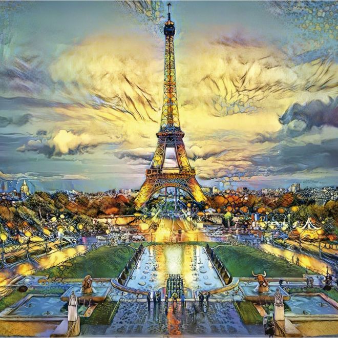 EDUCA Puzzle Eiffelova věž 500 dílků