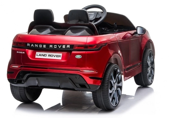 Range Rover Evoque Červeně lakované auto na baterie