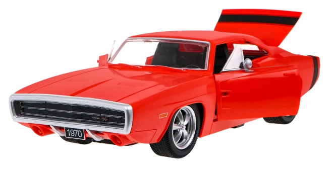 1970 Dodge Charger RT červený RASTAR model 1:16 Dálkově ovládané auto + pilot