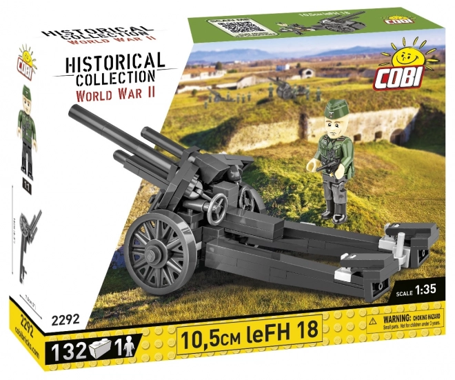 COBI 2292 II WW 10,5 cm LEFH 18, 1:35, 130 k, 1 f