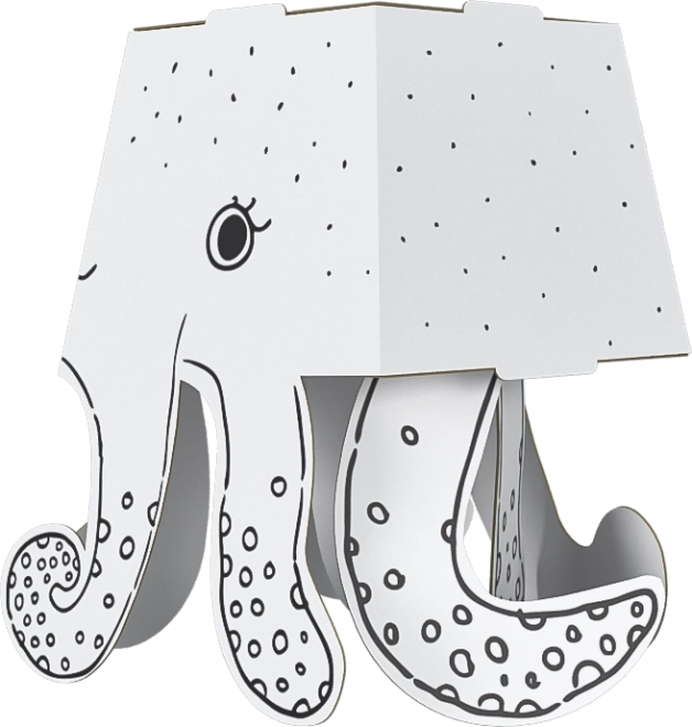3D omalovánky – Chobotnice