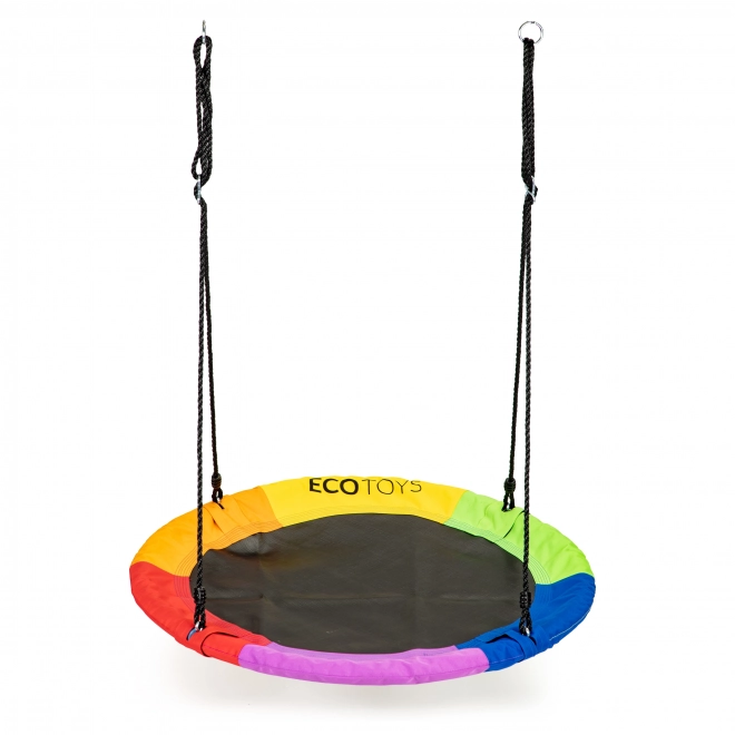 Zahradní houpačka Čapí hnízdo 100cm ECOTOYS Multicolor