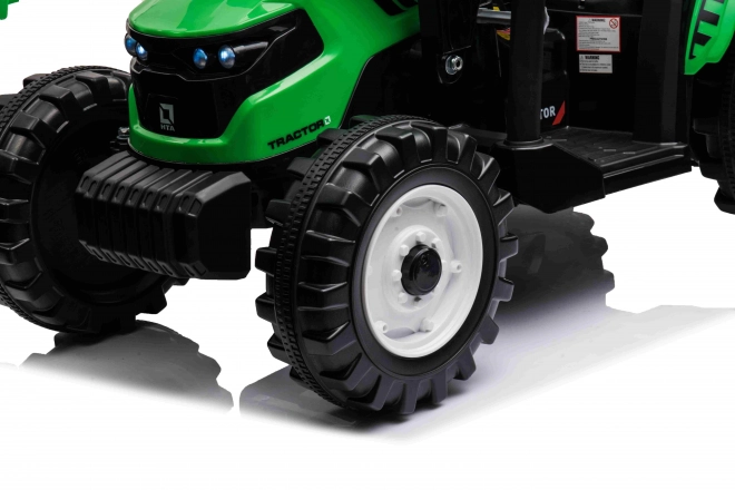 MEGA Traktor D68 s přívěsem zelený