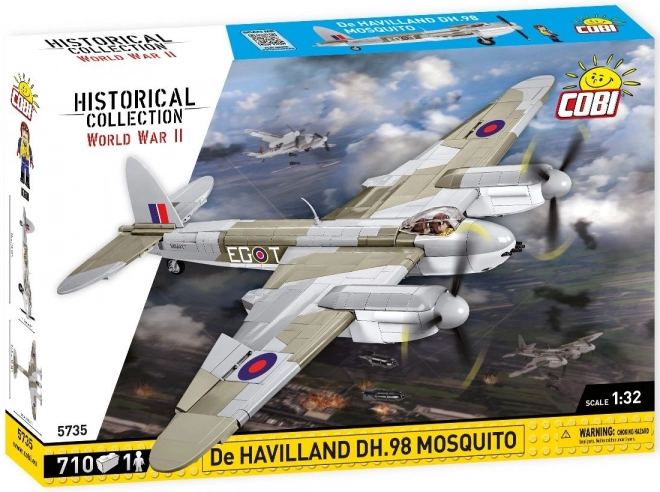 COBI 5735 II WW De Havilland DH.98 Mosquito, 1:32, 710 k, 1 f