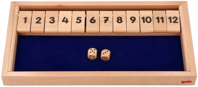 Goki Shut the box stolní hra pro 2 hráče