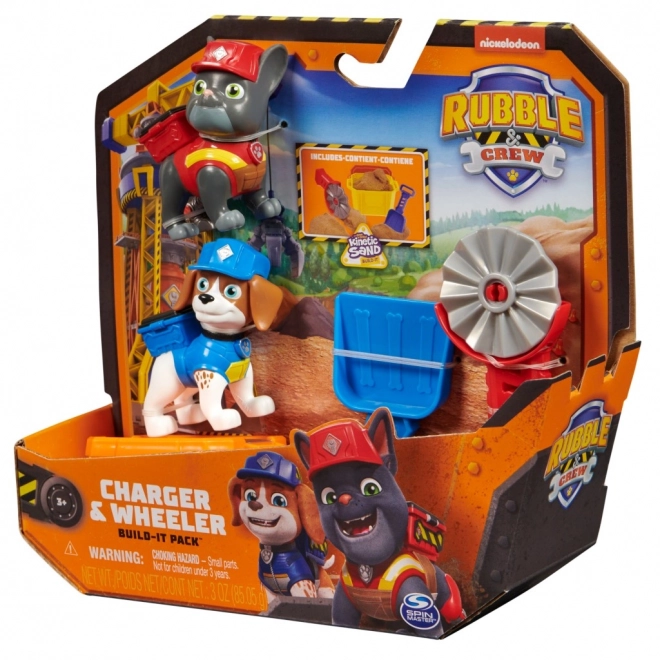 Charger a Wheeler figurky Rubble & Crew s doplňky