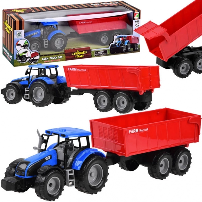 Traktor s přívěsem
