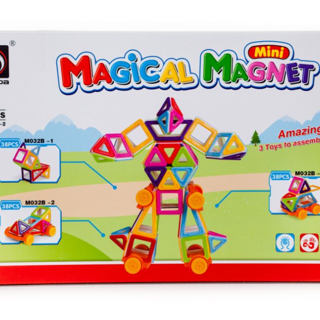 Magnetická stavebnice Magical Magnet - 38 dílů, 3
