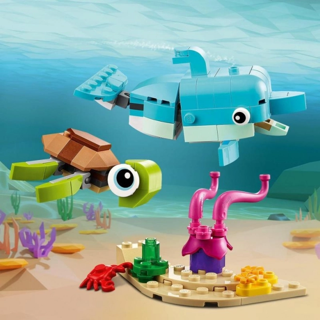 LEGO Creator 3v1 31128 Delfín a želva