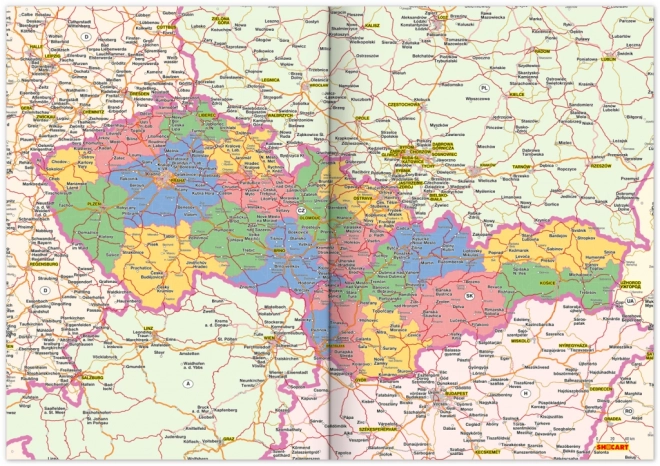 Týdenní diář Aprint Top 2025, černý, 15 × 21 cm