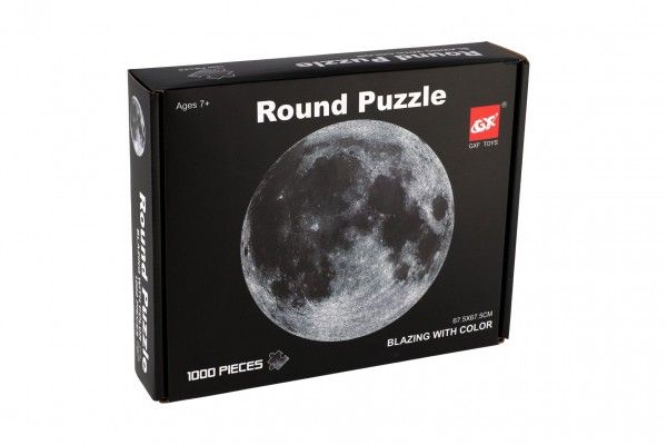 Kulaté puzzle Měsíc - 1000 dílků
