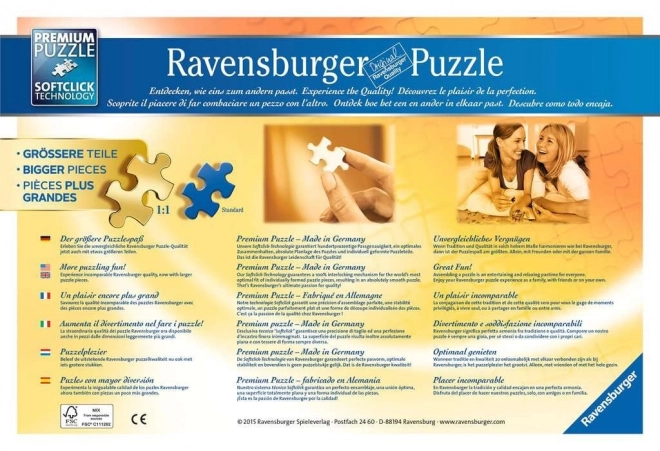 2D puzzle pro seniory Roztomilý husky 500 dílků