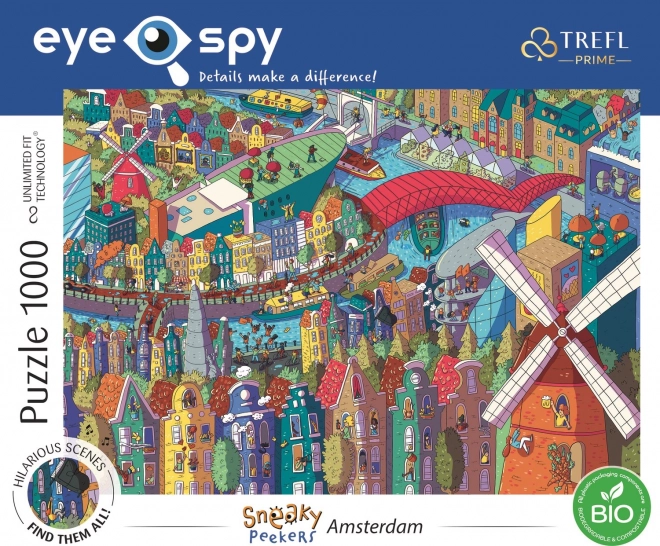 TREFL Puzzle UFT Eye-Spy: Amsterdam 1000 dílků