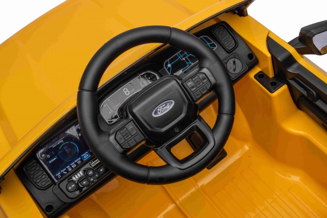 Dětský vůz Ford Ranger žlutý