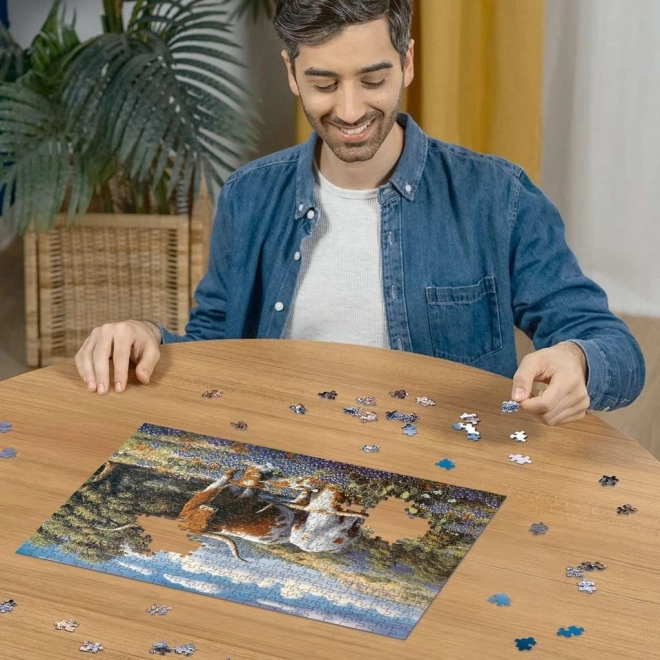 Puzzle Dobytek na louce 500 dílků