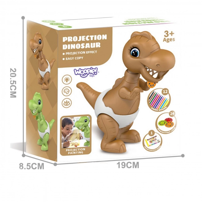 Projektor na kreslení Dinozaur WOOPIE