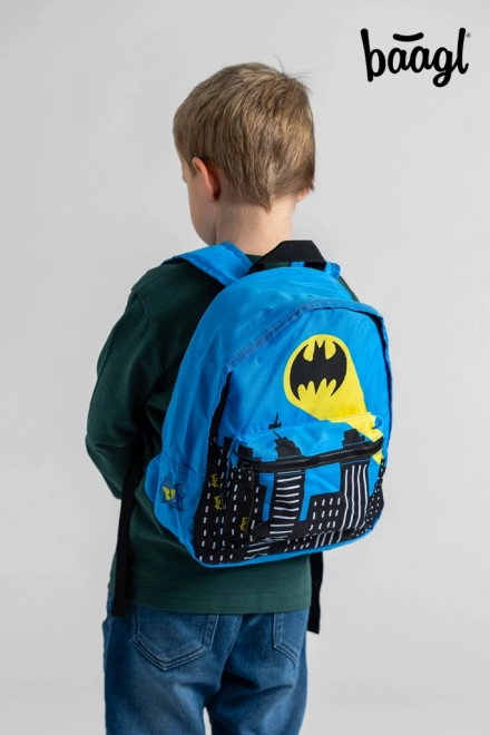 BAAGL Předškolní batoh Batman modrý