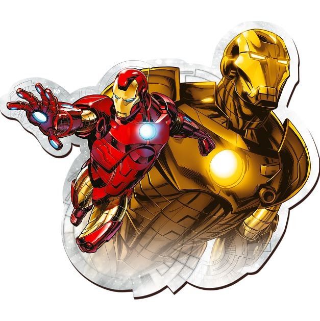 Puzzle 160 prvků Dřevěné obrysové puzzle Brave Iron Man