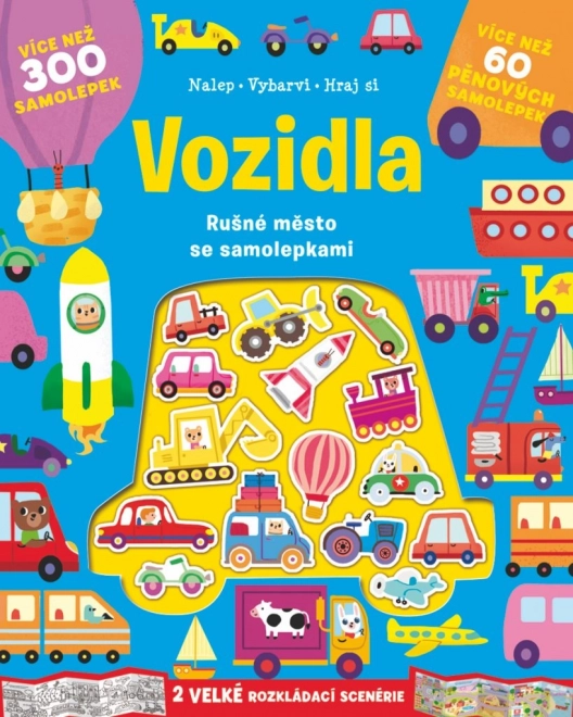 Svojtka & Co. Vozidla Rušné město se samolepkami