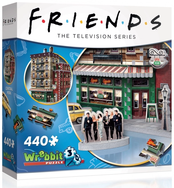 WREBBIT 3D puzzle Přátelé: Central Perk 440 dílků