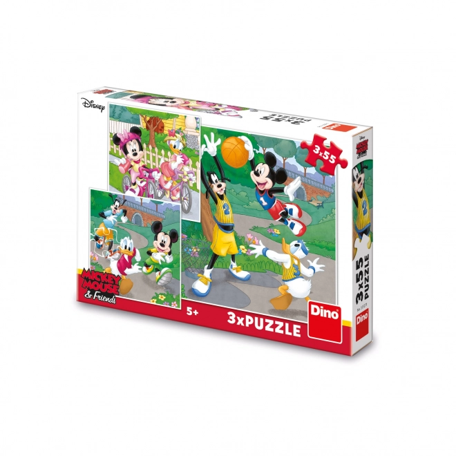 WD Mickey a Minnie sportovci 3x55D