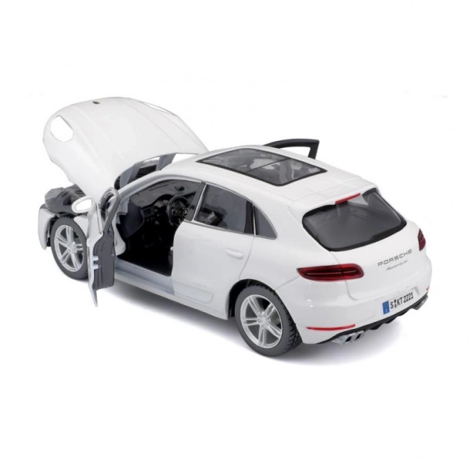 Porsche Macan 1:24 Bburago Plus Bílá