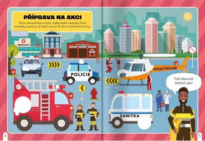Svojtka & Co. Aktivity se samolepkami - Záchranáři