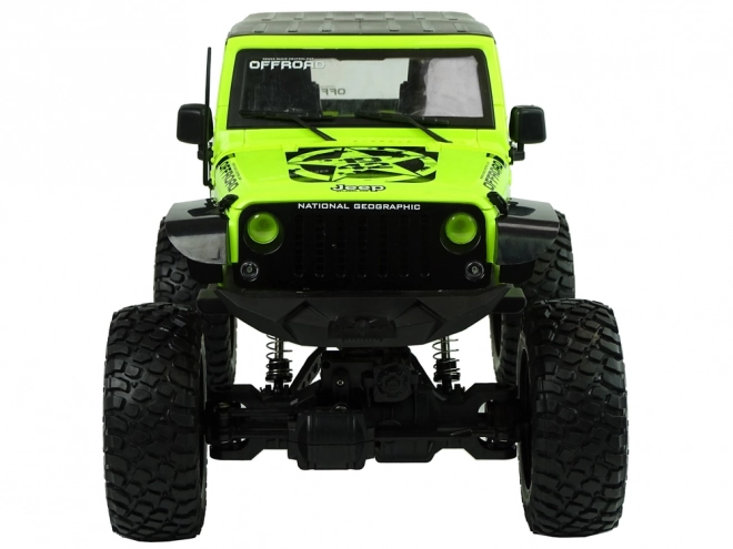 Zelené terénní auto Rock Crawler 4x4