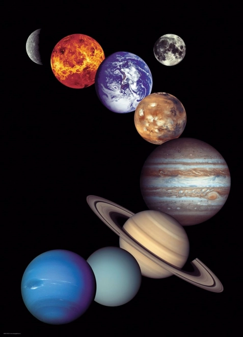 EUROGRAPHICS Puzzle NASA - Sluneční soustava 1000 dílků