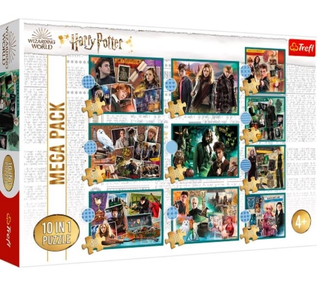 Puzzle Harry Potter - Ve světě Harryho Pottera 10v1