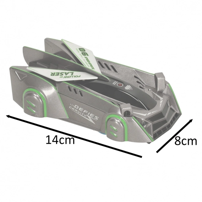 Šedý zdalně ovládaný vůz laserový