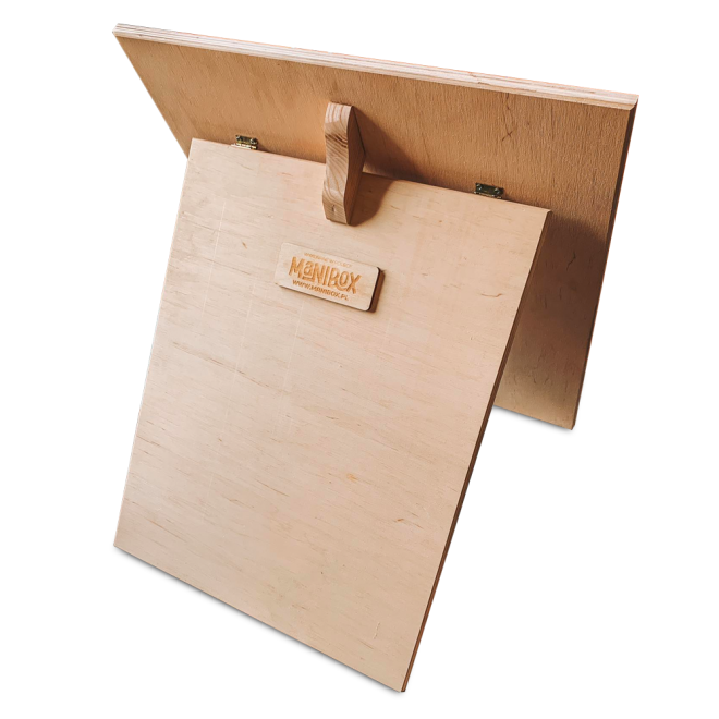 Dřevěná senzorická deska - Franek – Růžová