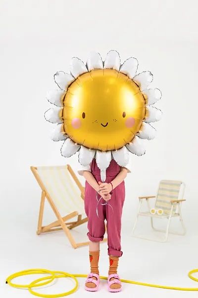 Fóliový balón Sluníčko - 90 cm