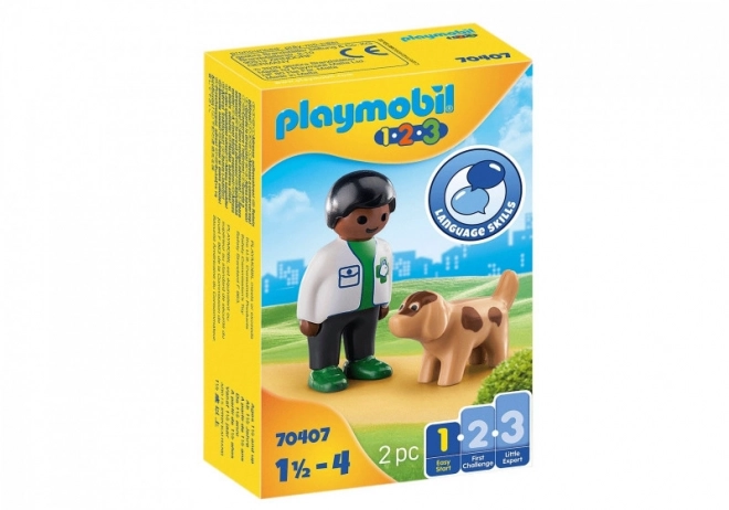 Obrázky 1.2.3 70407 Veterinář se psem