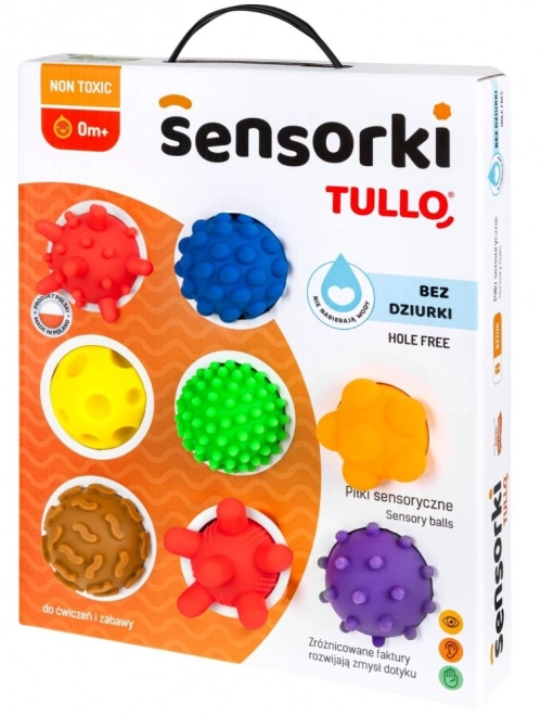 Tullo Sensor Balls - 8 kuliček bez otvorů