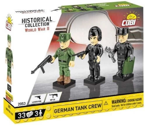 Německá posádka tanku 3 figurky