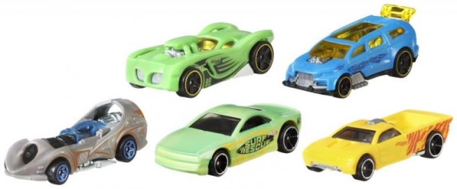 Hot Wheels měnící barvu 5-dílná sada autíček