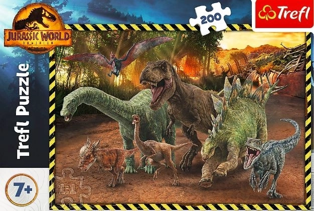 Puzzle Dinosauři z Jurského parku 200 dílků