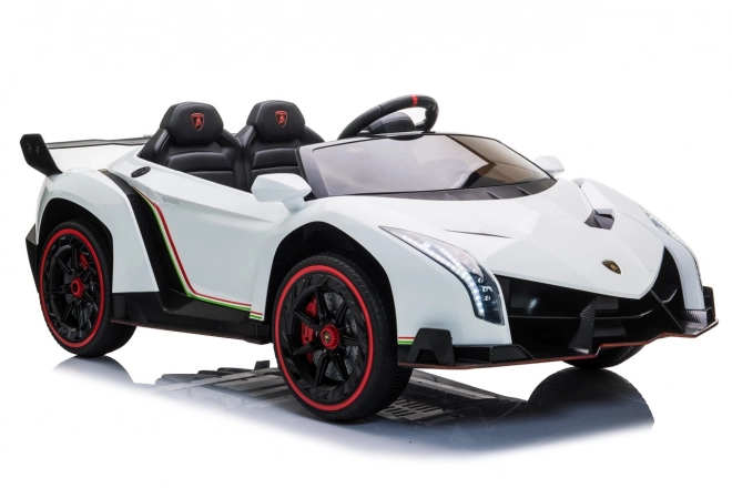 Lamborghini Veneno dětský elektrický vůz bílý