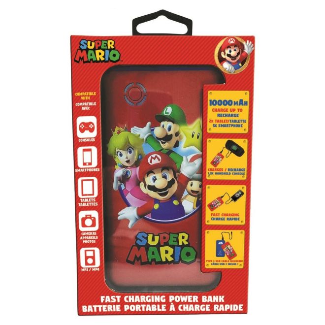 Rychlonabíjecí power banka Super Mario 10 000 mAh
