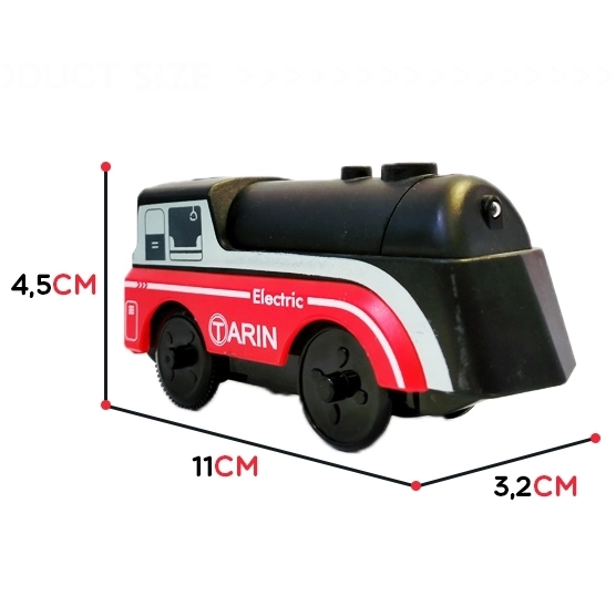 Elektrická lokomotiva s magnetickými vagóny